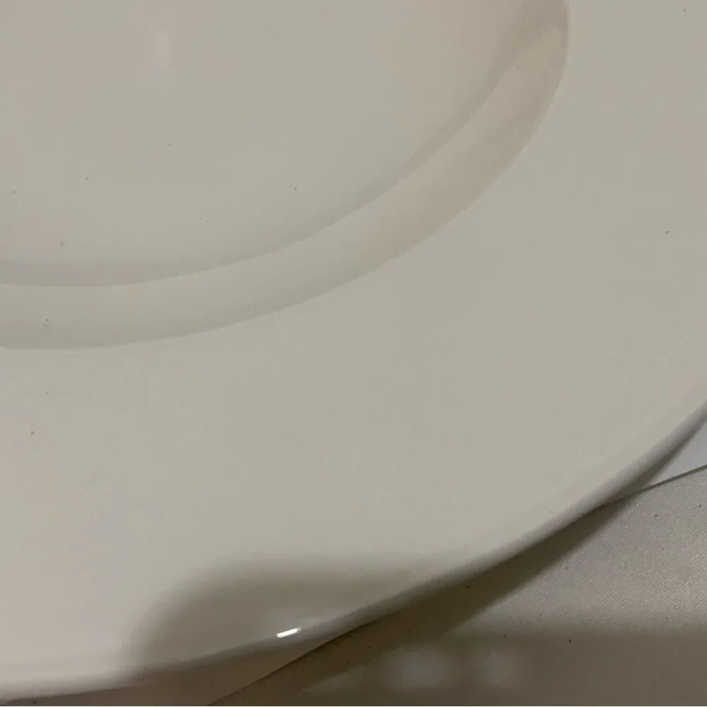 VTG Bavaria Seltmann Weiden White Porcelain PASTA  PLATE DEEP 12